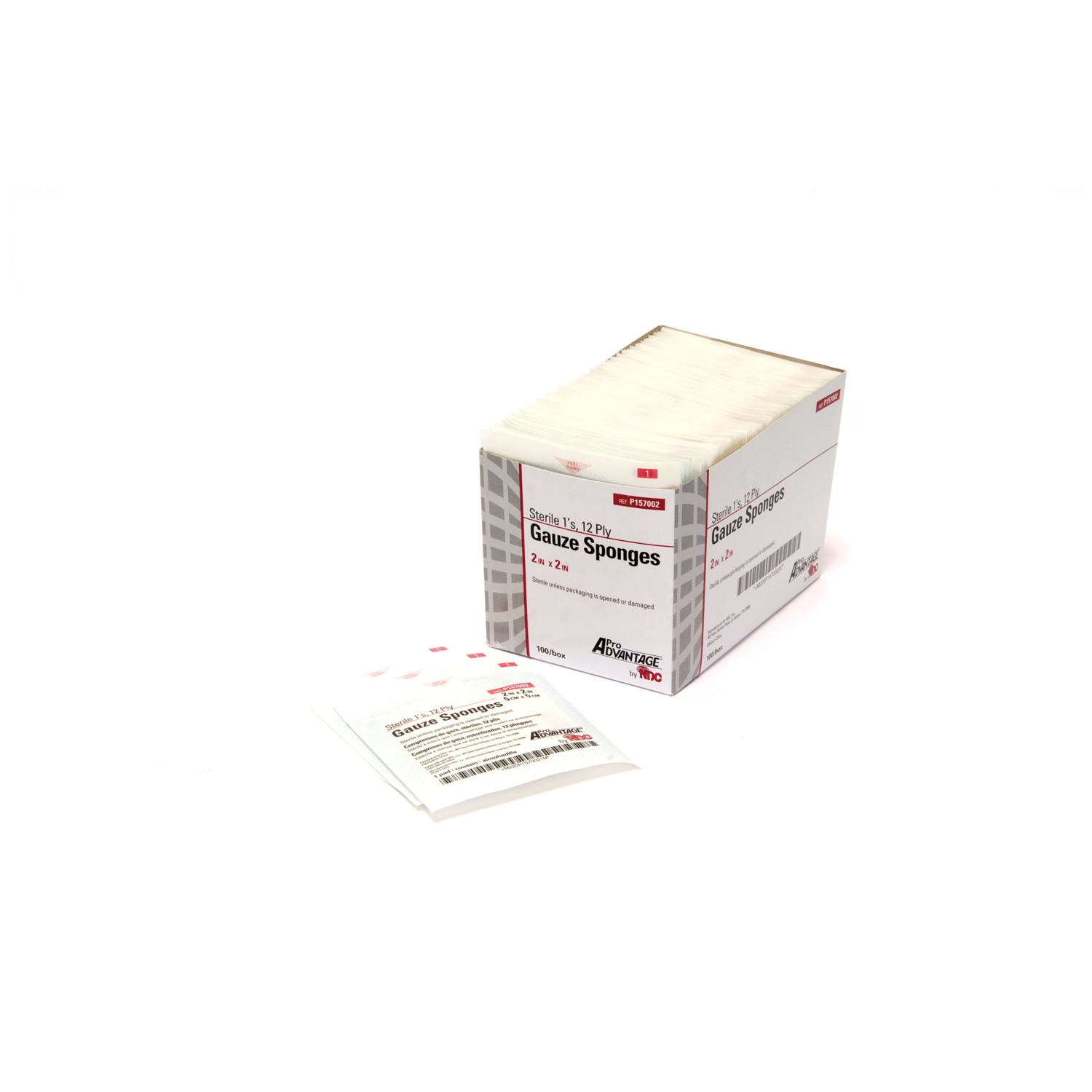 PRO ADVANTAGE GAUZE SPONGES - STERILE : P157002 CS     $83.62 Stocked