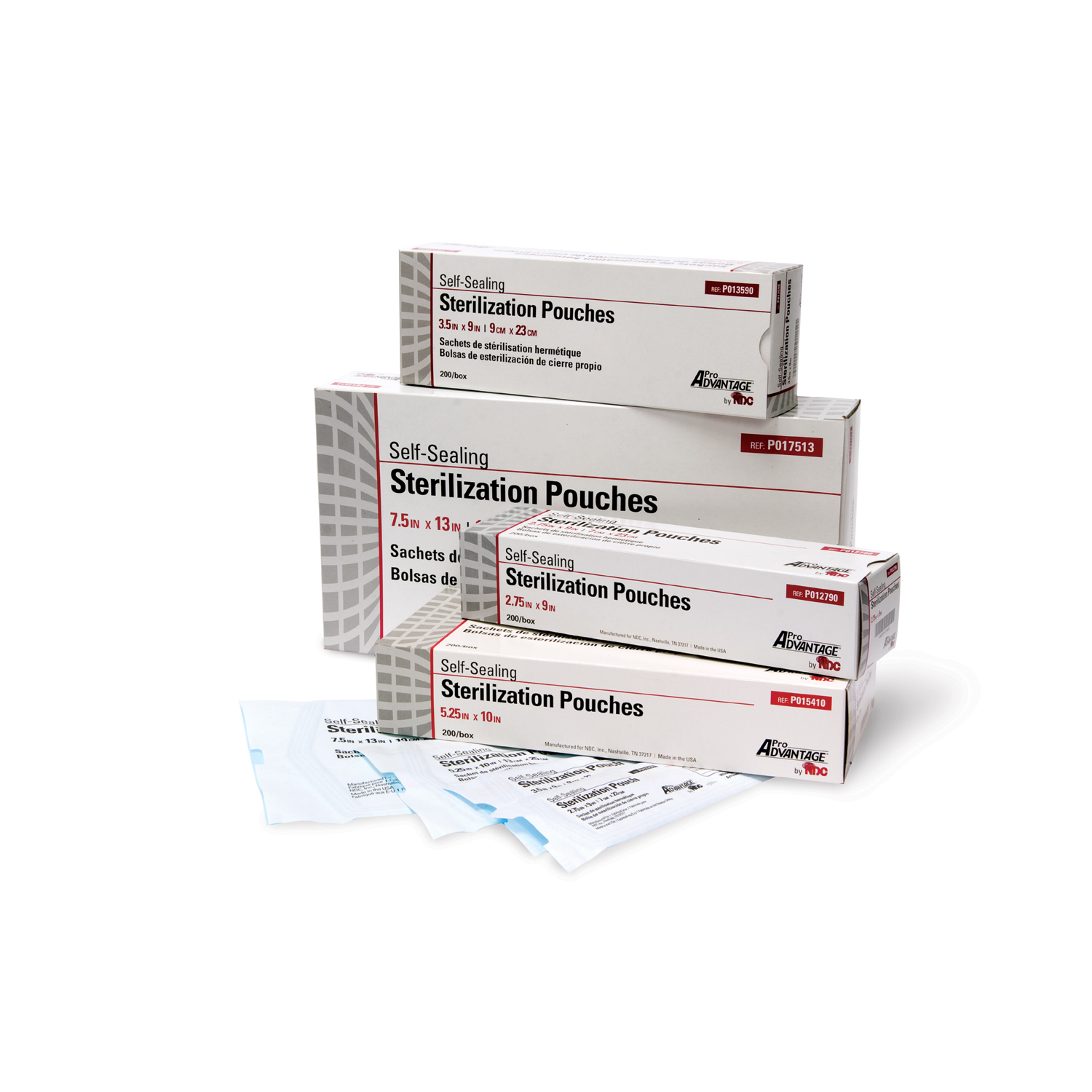 PRO ADVANTAGE SELF SEAL STERILIZATION POUCHES : P017513 BX      $33.53 Stocked