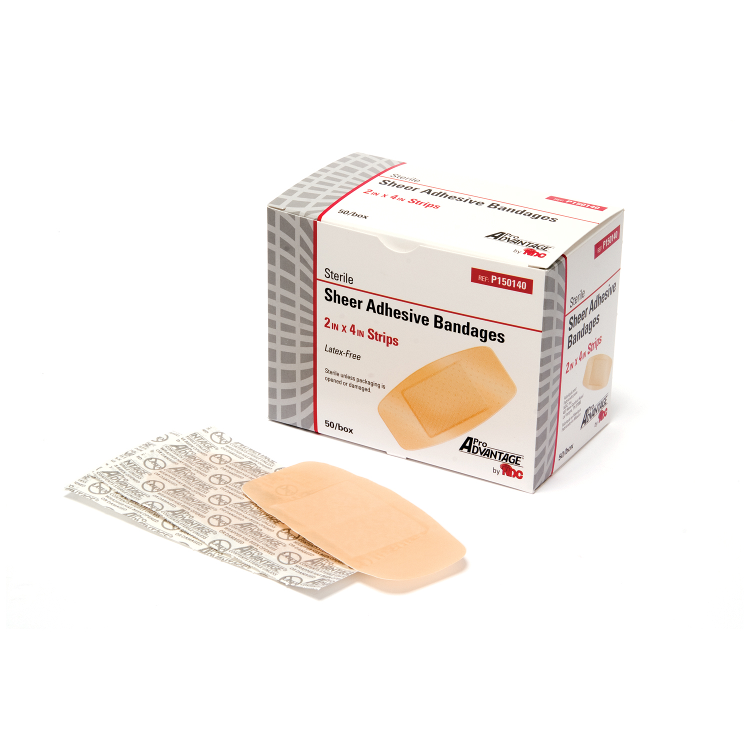 PRO ADVANTAGE SHEER ADHESIVE BANDAGE : P150140 BX                     $3.89 Stocked