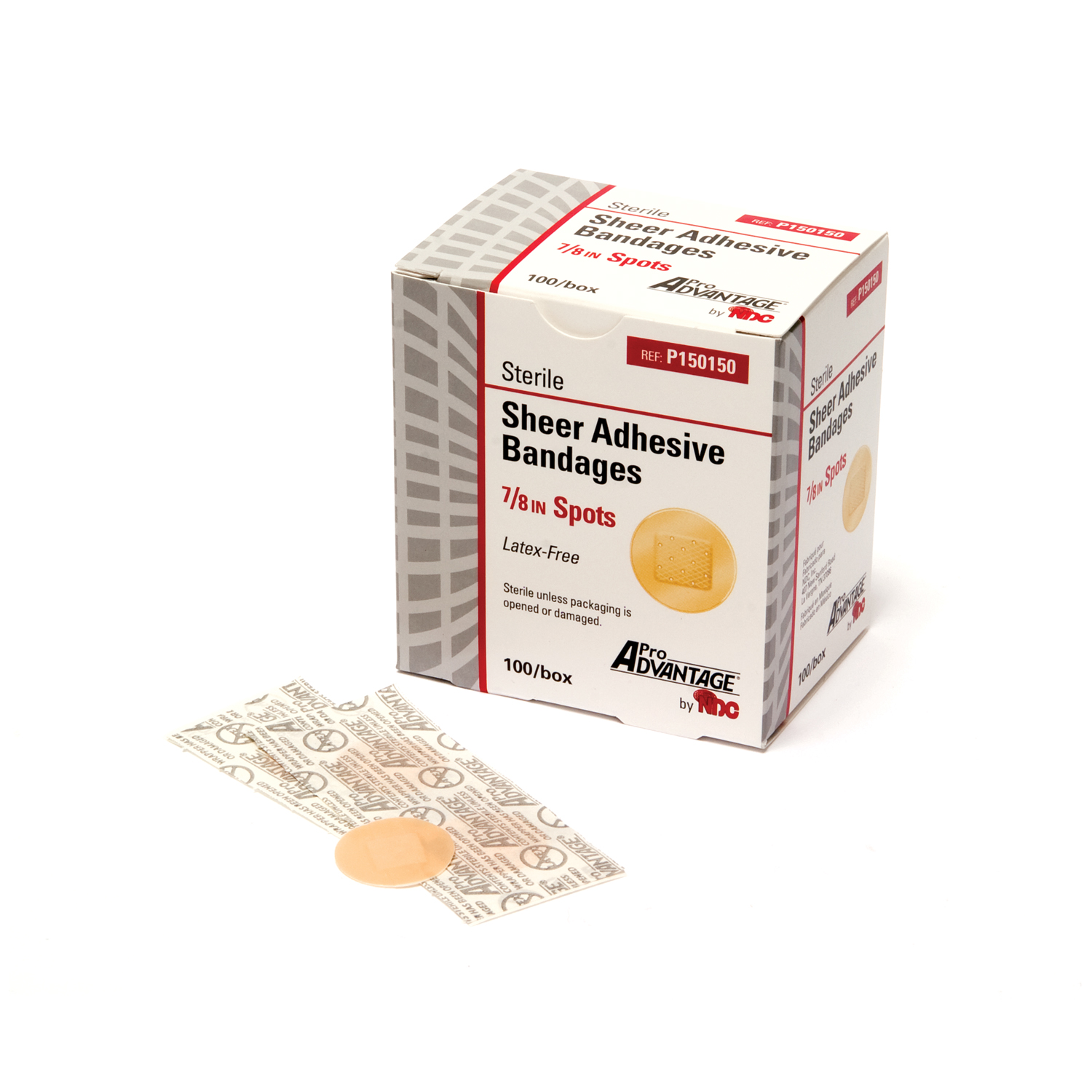 PRO ADVANTAGE SHEER ADHESIVE BANDAGE : P150150 BX                $1.78 Stocked