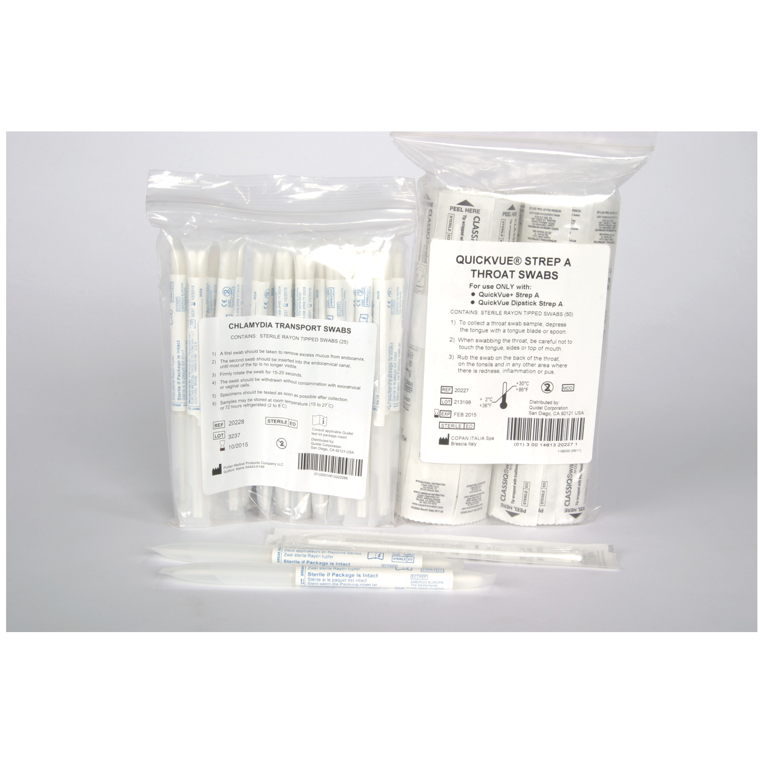 QUIDEL SWABS : 20227 PK               $8.29 Stocked