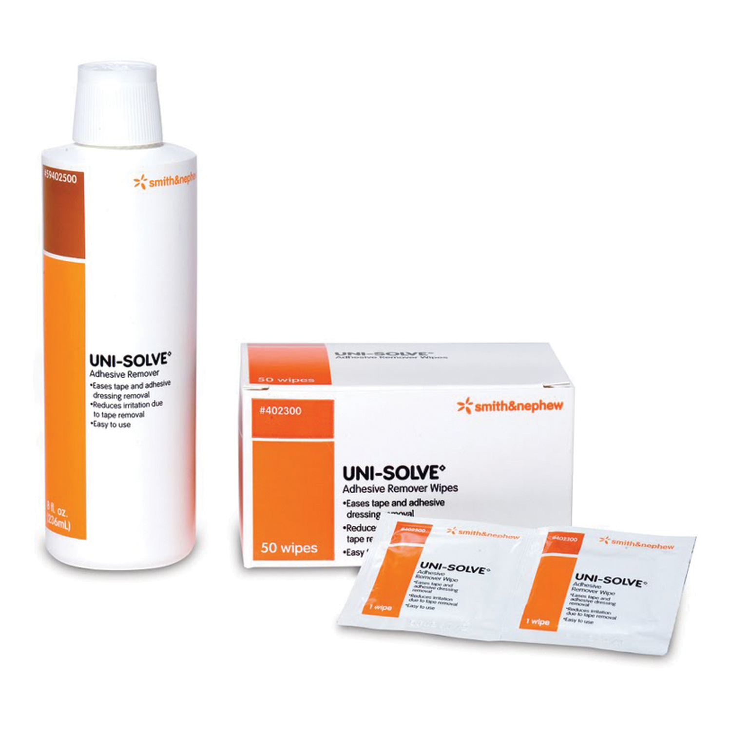 SMITH & NEPHEW UNI-SOLVE ADHESIVE REMOVER : 402300 CS               $234.77 Stocked