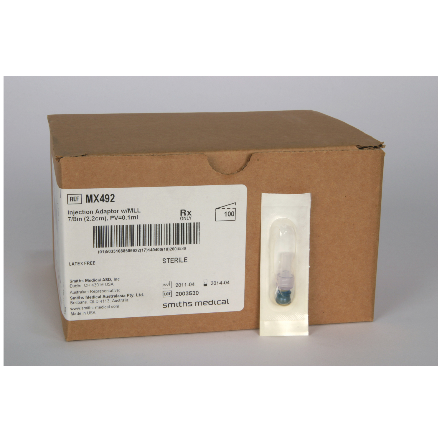 ICU MEDICAL ADAPTERS & CONNECTORS : MX492 CS      $59.55 Stocked