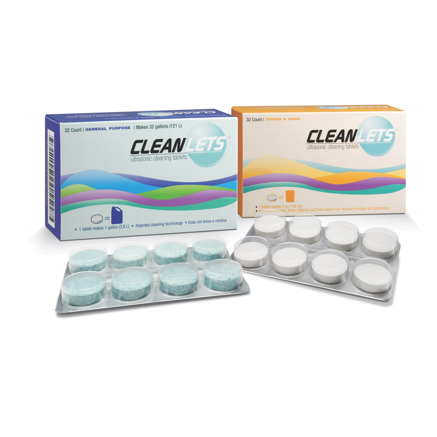 SULTAN CLEANLETS ULTRASONIC TABLETS : 21500 BX $73.81 Stocked