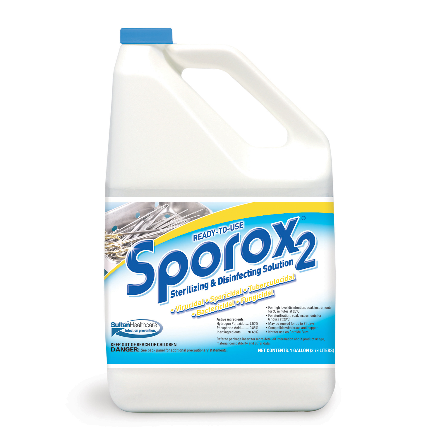 SULTAN SPOROX II STERILIZNG & DISINFECTING SOLUTION : 75156 EA $57.40 Stocked