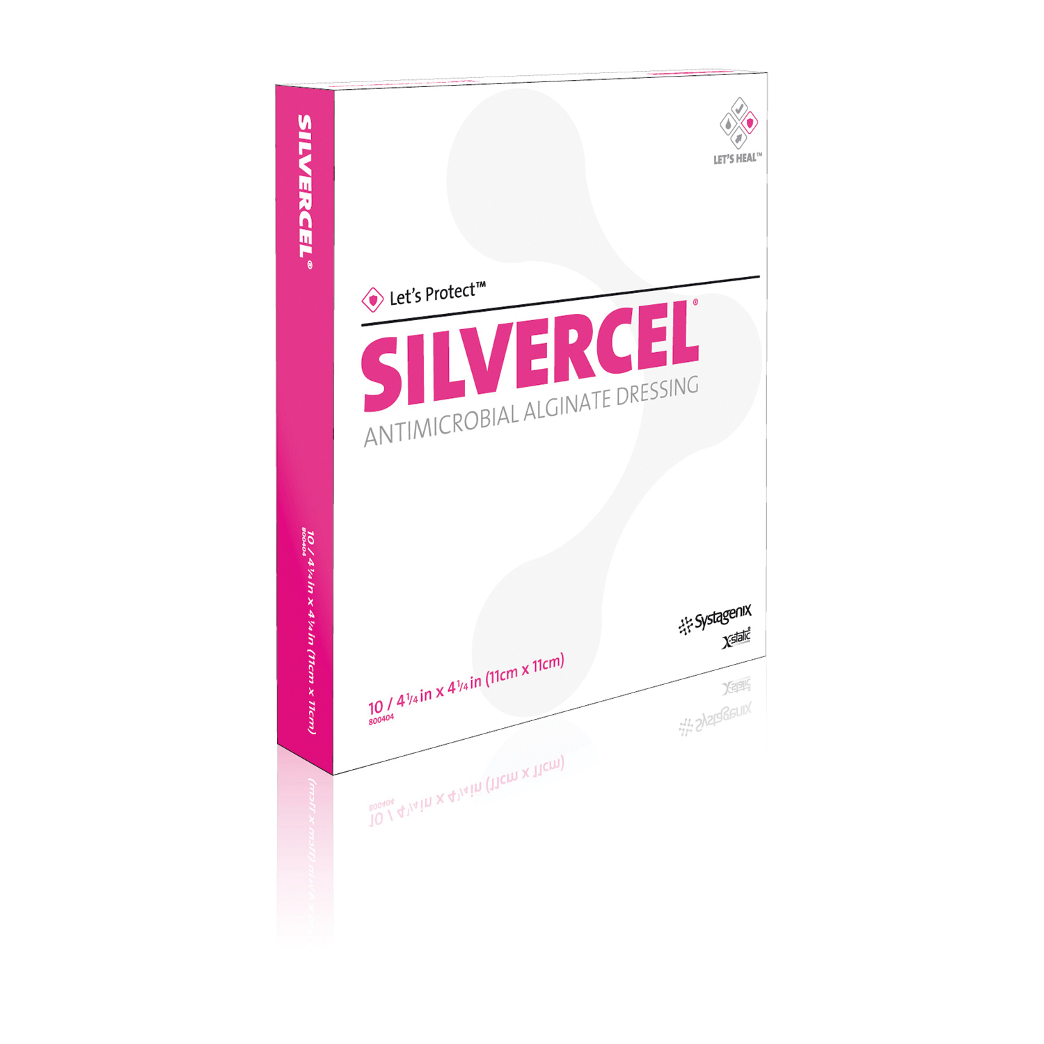 SOLVENTUM ACELITY SILVERCEL NON-ADHERENT ANTIMICROBIAL ALGINATE DRESSING : 800404 BX         $143.91 Stocked