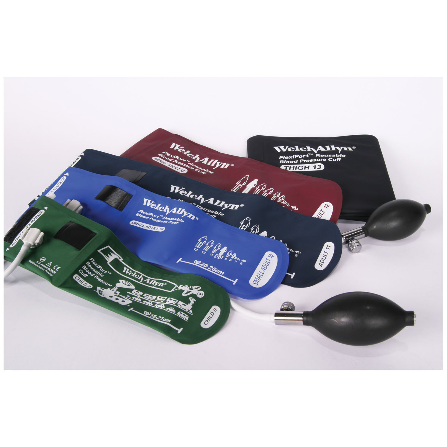 WELCH ALLYN REUSABLE FLEXIPORT CUFFS : REUSE-09 EA $22.94 Stocked