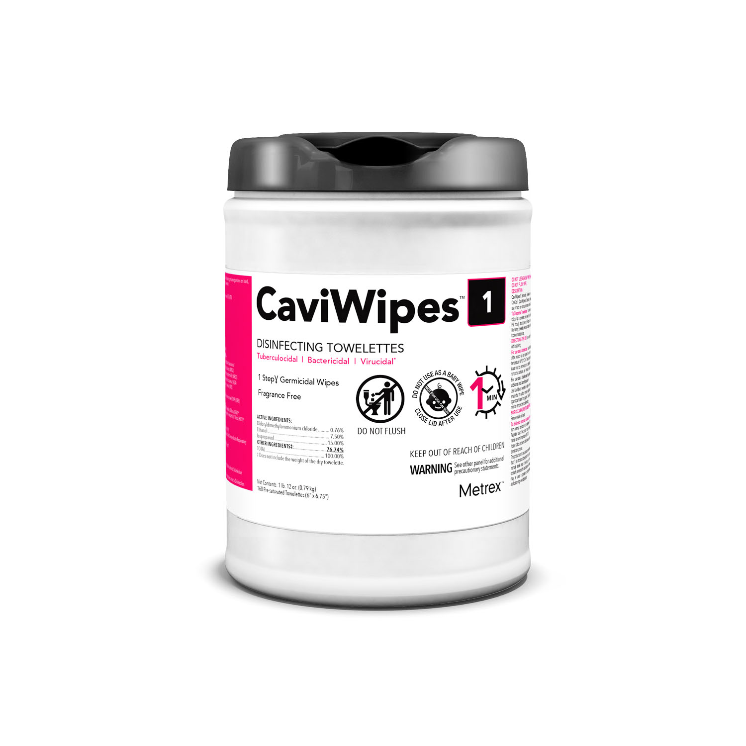 METREX CAVIWIPES1 SURFACE DISINFECTANT : 13-5100 EA         $15.16 Stocked