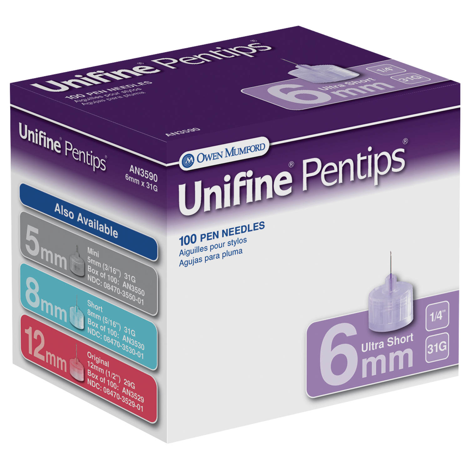 OWEN MUMFORD UNIFINE PENTIPS : AN3590 BX $19.28 Stocked