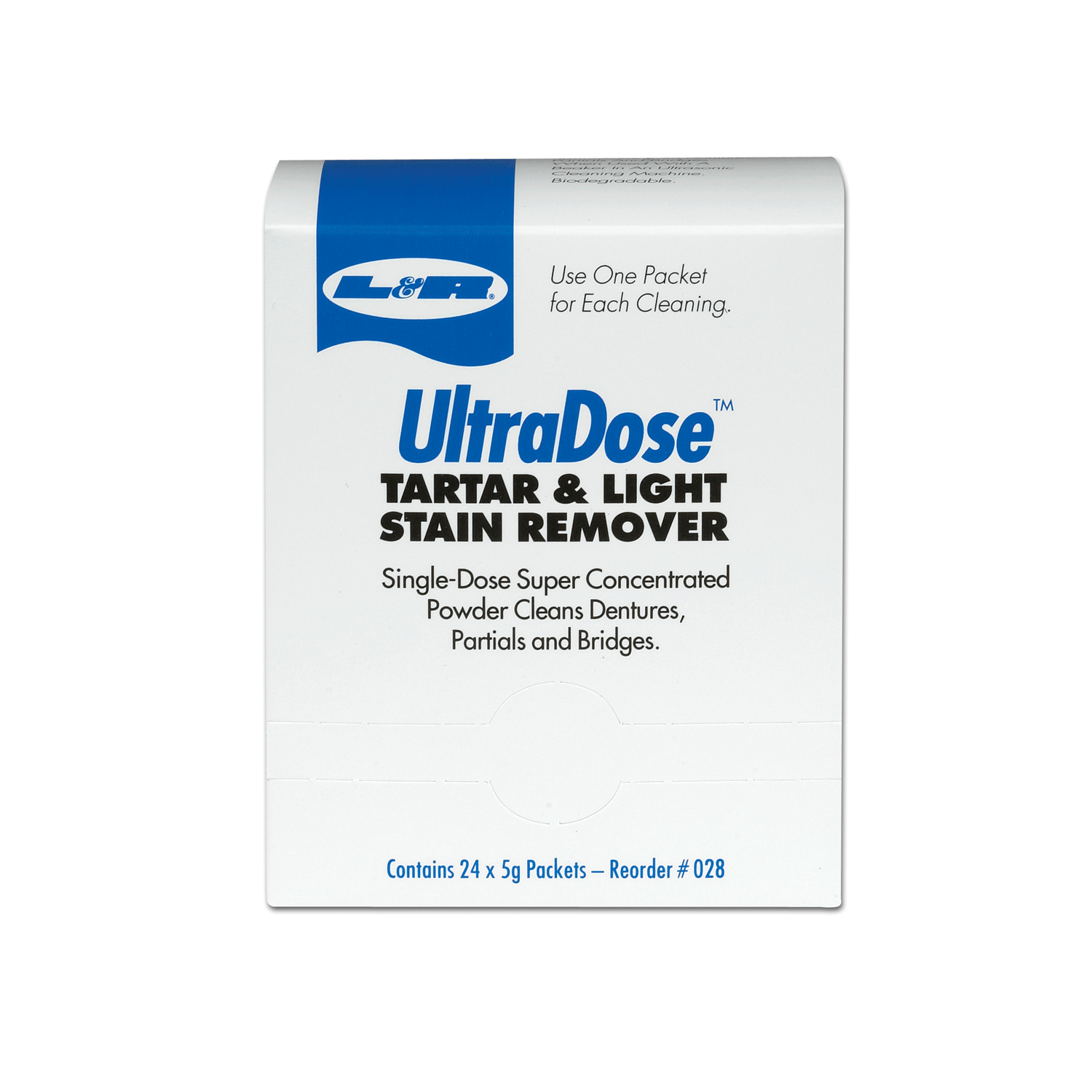 L&R ULTRADOSE TARTAR & LIGHT STAIN REMOVER POWDER : 028 BX       $50.65 Stocked