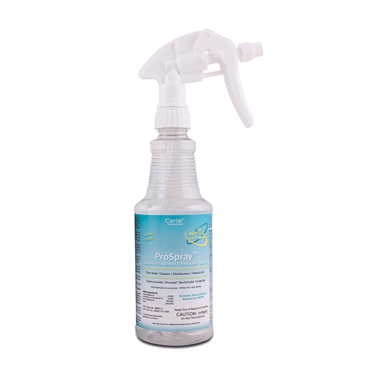 CERTOL PROSPRAY SURFACE CLEANER/DISINFECTANT : PSCPS CS     $27.26 Stocked