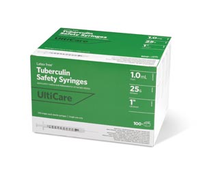 ULTIMED ULTICARE TUBERCULIN SAFETY SYRINGES : 25110 BX $36.78 Stocked