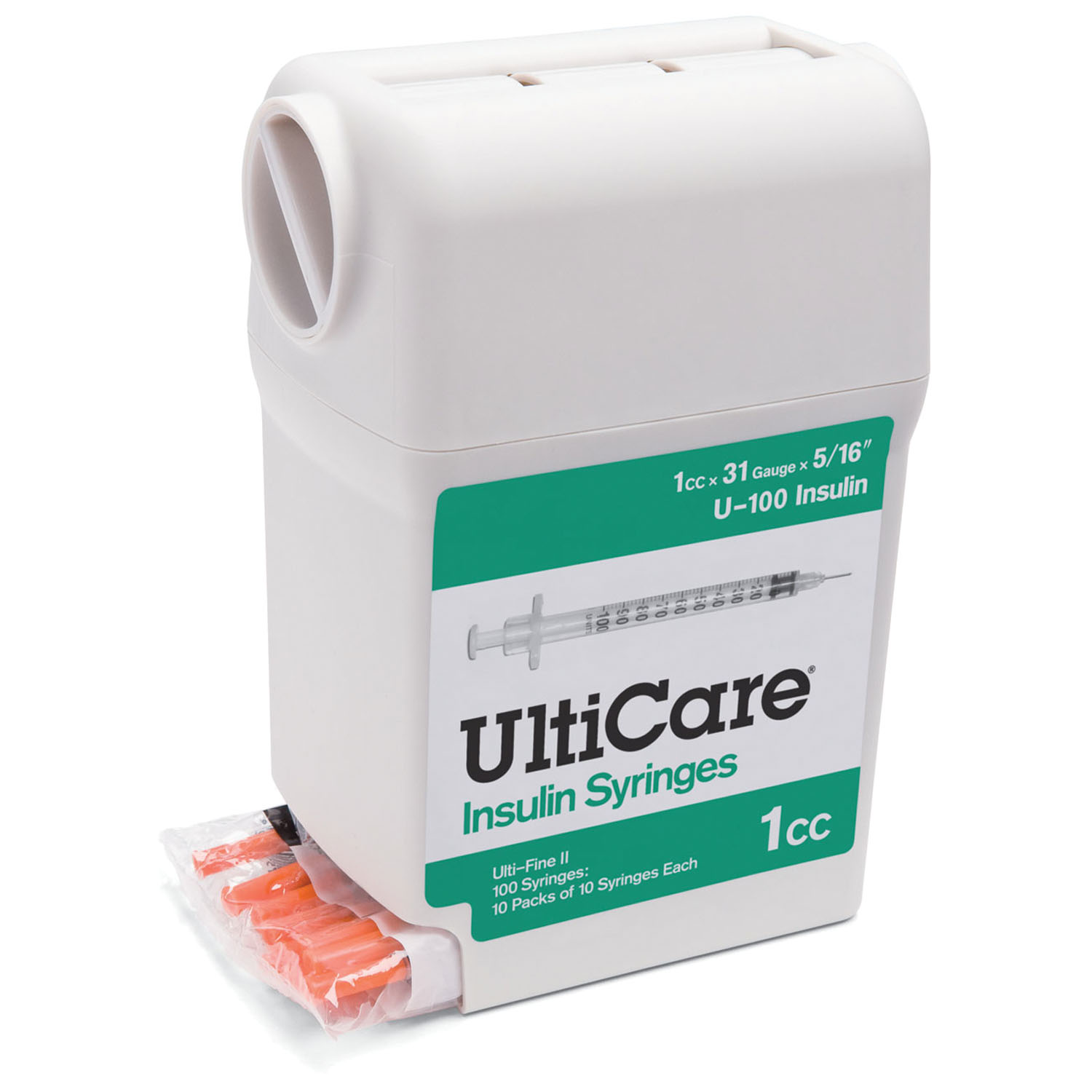 ULTIMED ULTICARE ULTIGUARD SYRINGES : 7419 BX $28.58 Stocked