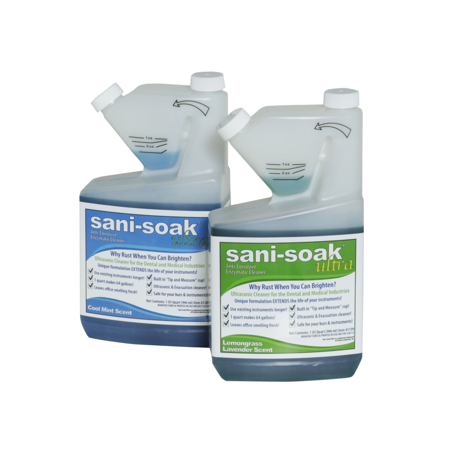 ENZYME INDUSTRIES SANI-SOAK ULTRA : 5199-NDC EA $56.40 Stocked