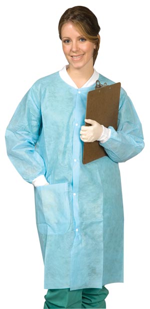 MYDENT DEFEND DISPOSABLE LAB COATS : SG-9003 BG $21.21 Stocked
