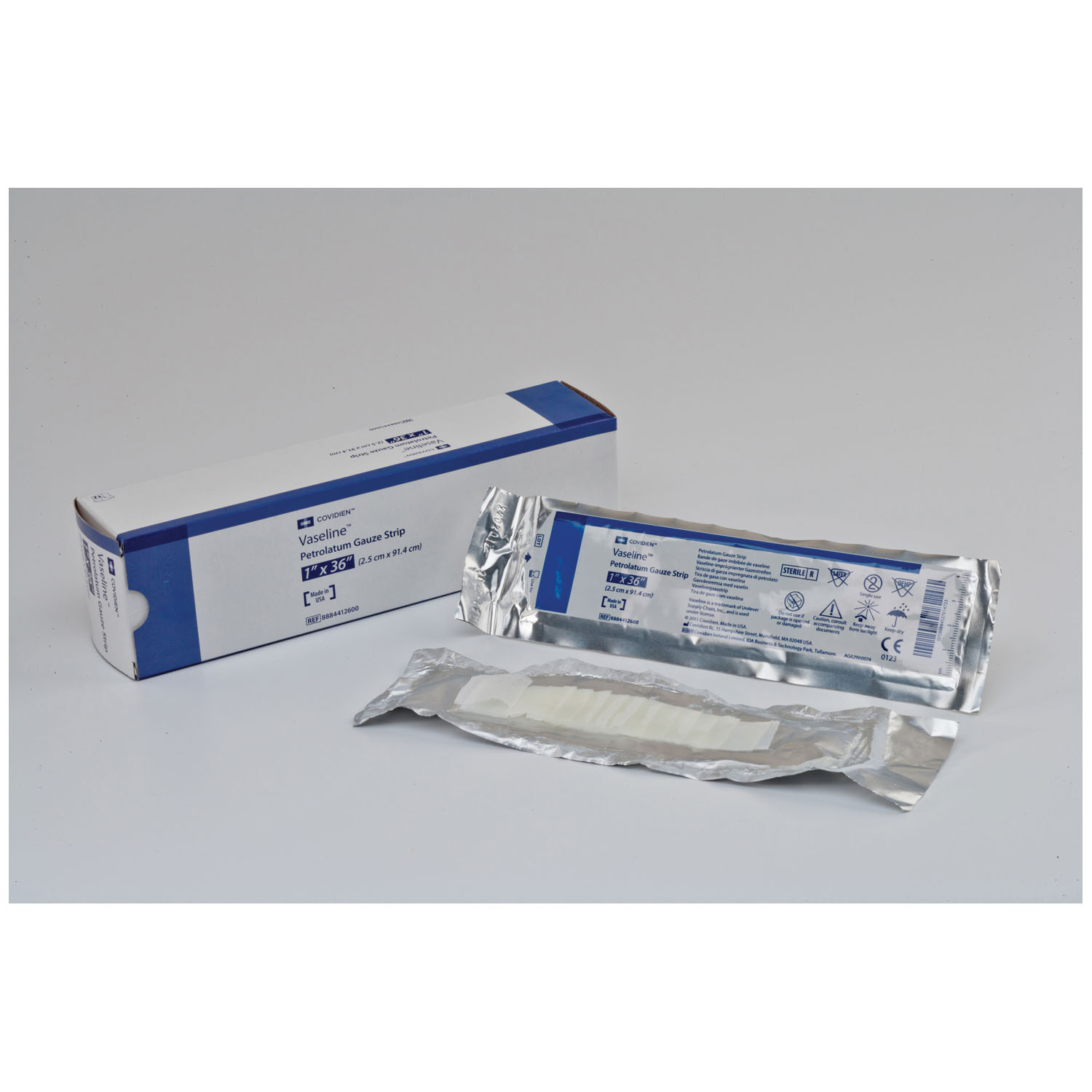 COVIDIEN/MEDICAL SUPPLIES VASELINE PETROLATUM GAUZE DRESSING : 8884413605 CS                       $136.50 Stocked