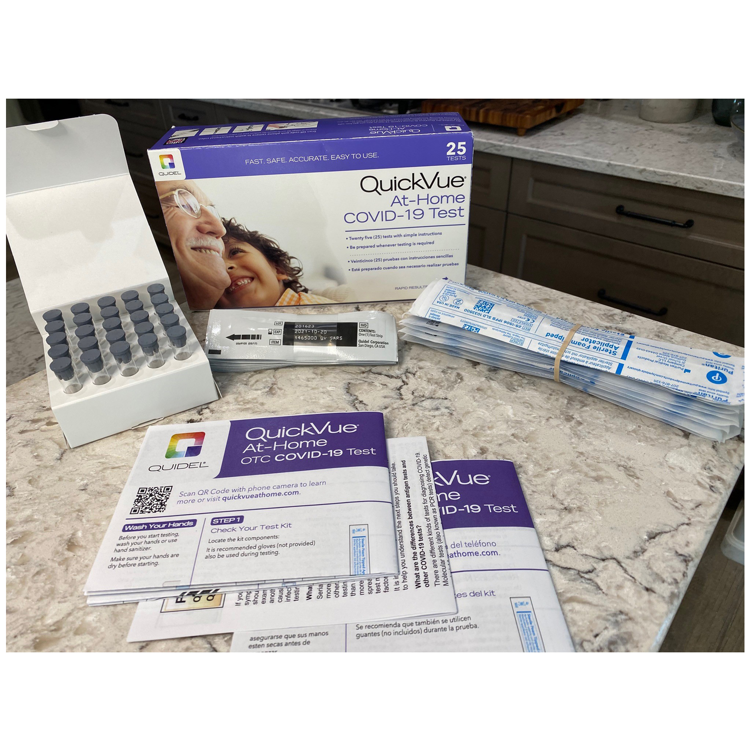 QUIDEL QUICKVUE SARS ANTIGEN TEST : 20398 KT $289.44 Stocked