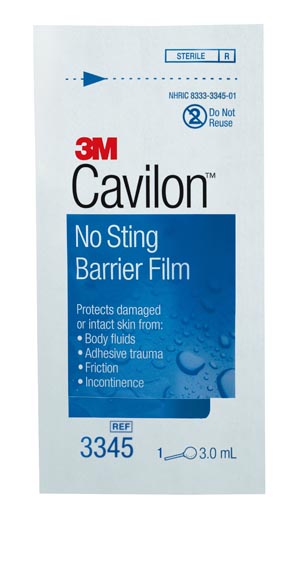 3M CAVILON NO-STING BARRIER FILM : 3345 CS                                                                                                                                                                                                                 
