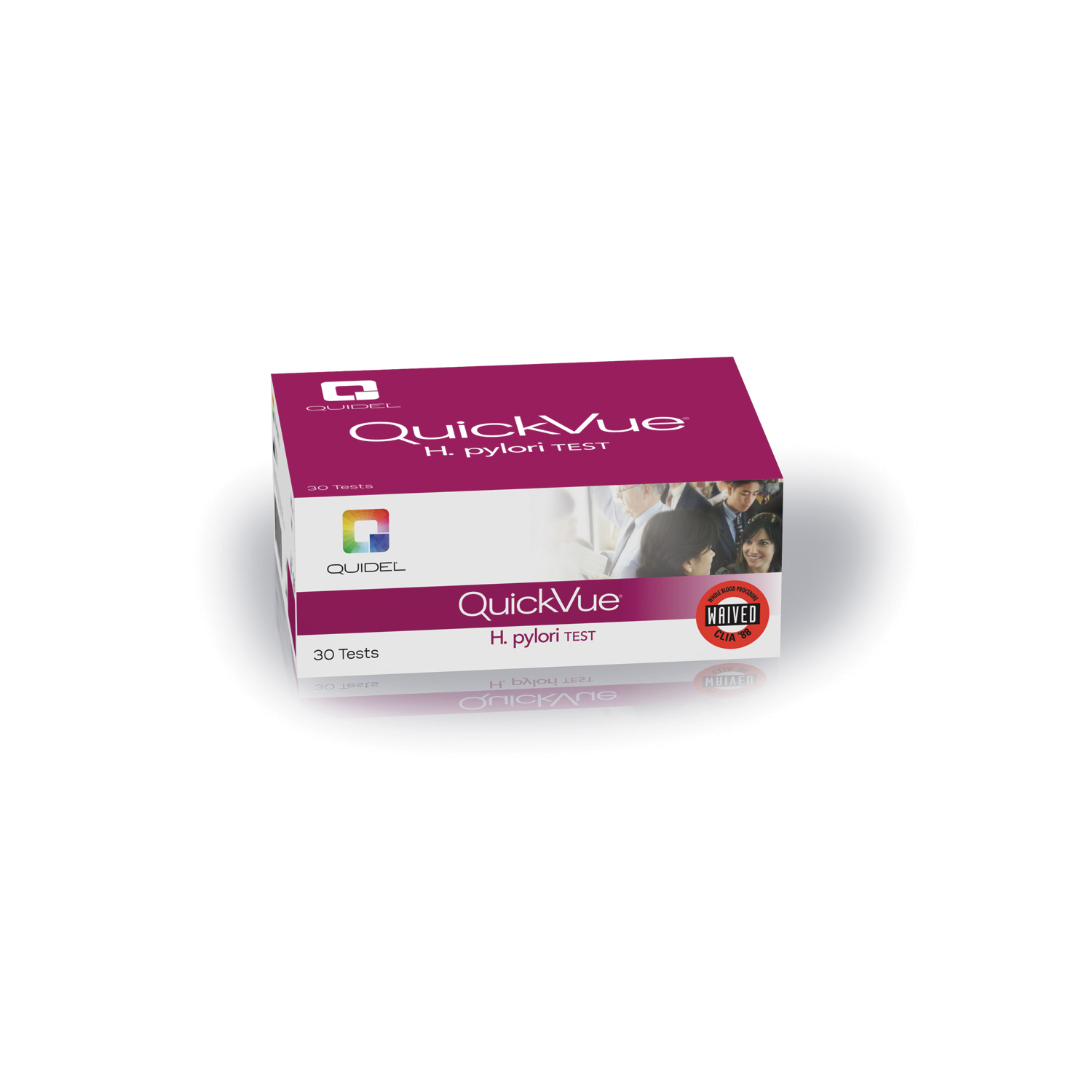 QUIDEL QUICKVUE ONE-STEP H. PYLORI GII KIT : 0W009 KT                                                                                                                                                                                                          