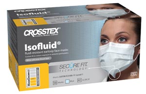 CROSSTEX SECUREFIT ISOFLUID FACE MASK : GCIBLSF CTN $120.06 Stocked