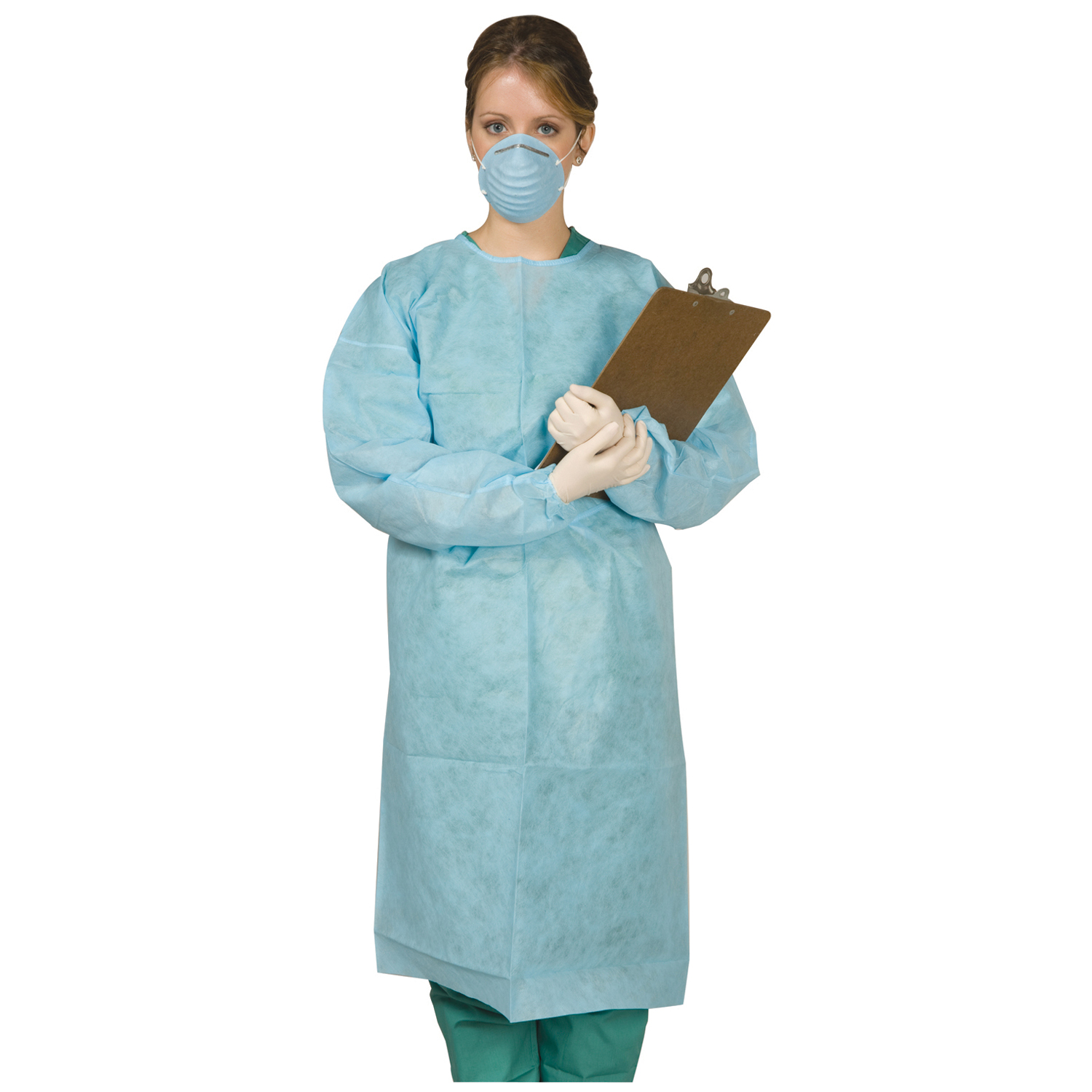 MYDENT DISPOSABLE TIE-BACK PROTECTIVE GOWN : SG-1000 BG $16.03 Stocked