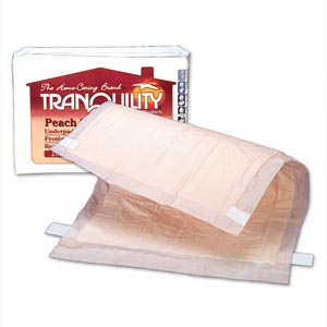 PRINCIPLE BUSINESS TRANQUILITY PEACH SHEET UNDERPAD : 2074 CS $75.25 Stocked