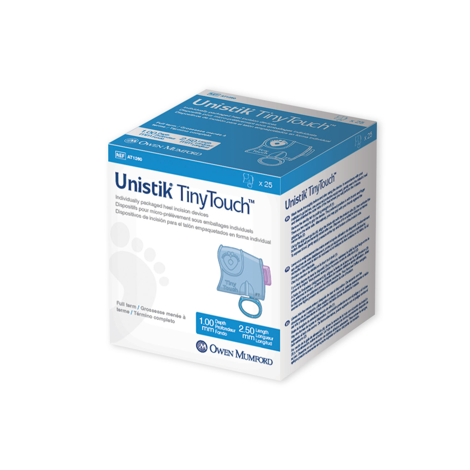 OWEN MUMFORD UNISTIK TINY TOUCH HEEL INCISION DEVICE : AT1250 BX $83.76 Stocked