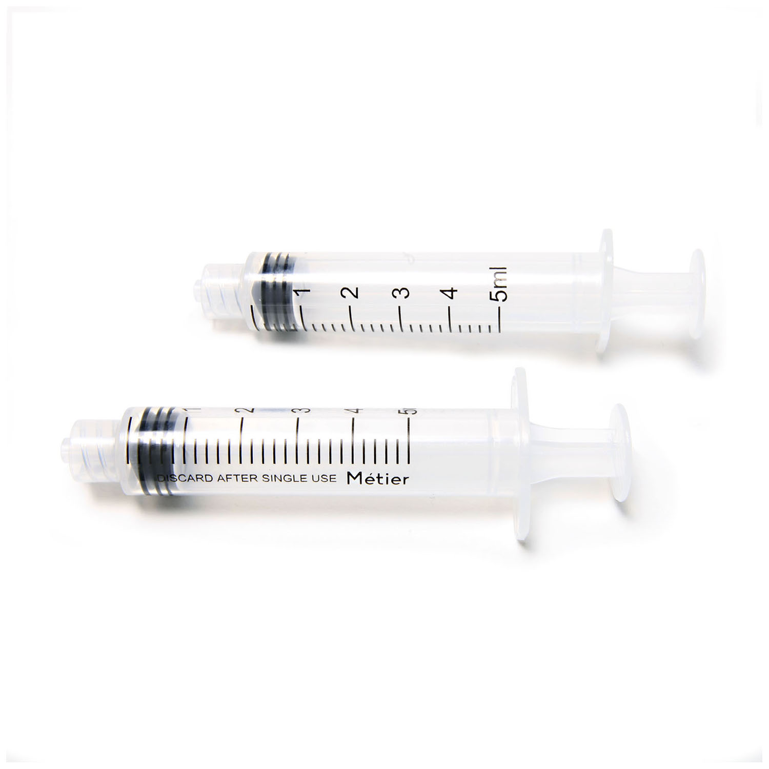 METIER MEDICAL STANDARD SYRINGE - LUER LOCK : DSLL05 BX $10.65 Stocked