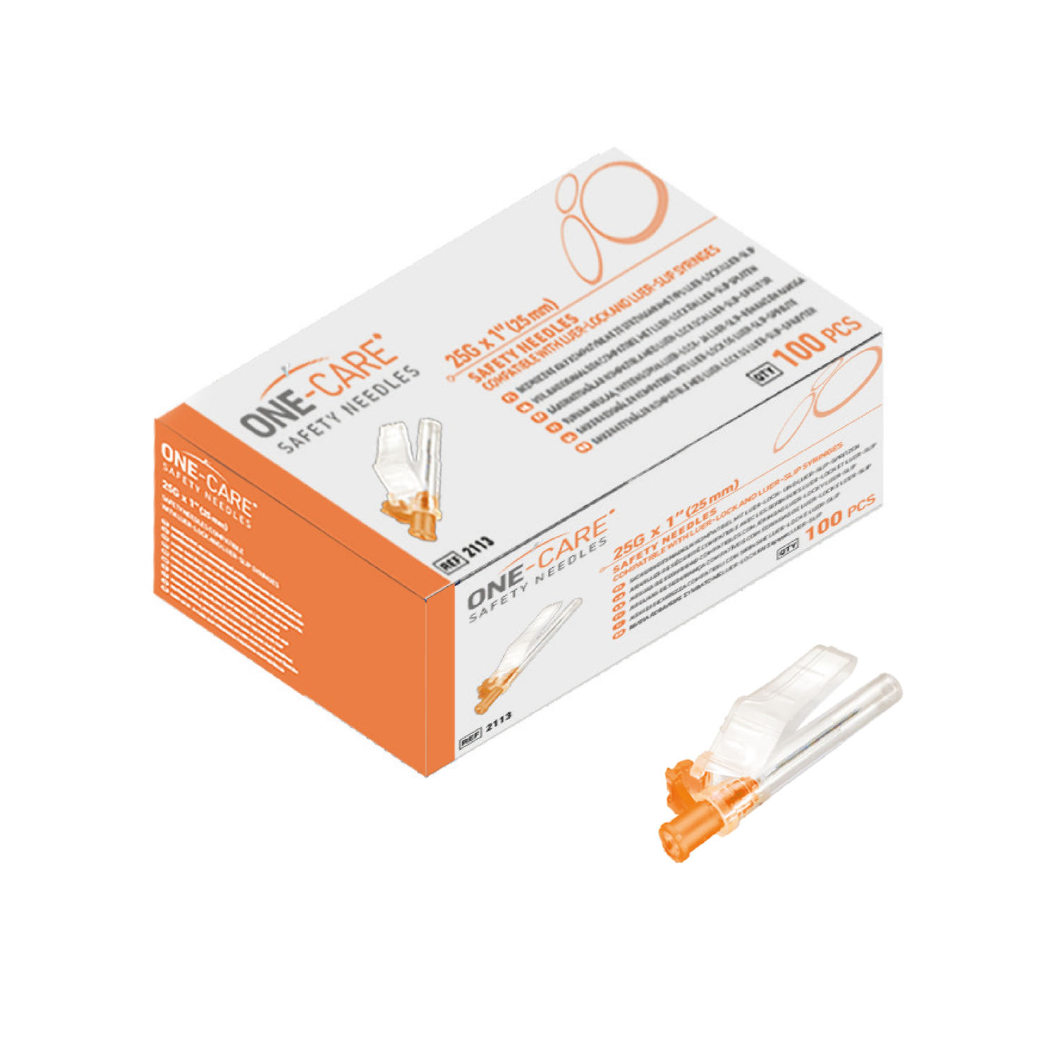 MEDIVENA ONE-CARE SYRINGE AND SAFETY NEEDLES : 2113 BX $9.81 Stocked