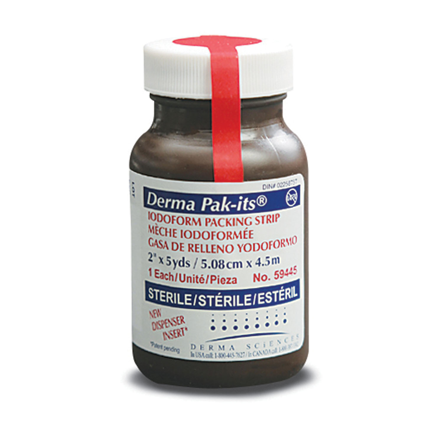 GENTELL PAK-ITS GAUZE PACKING STRIPS : 59445 CS                                                                                                                                                                                                                