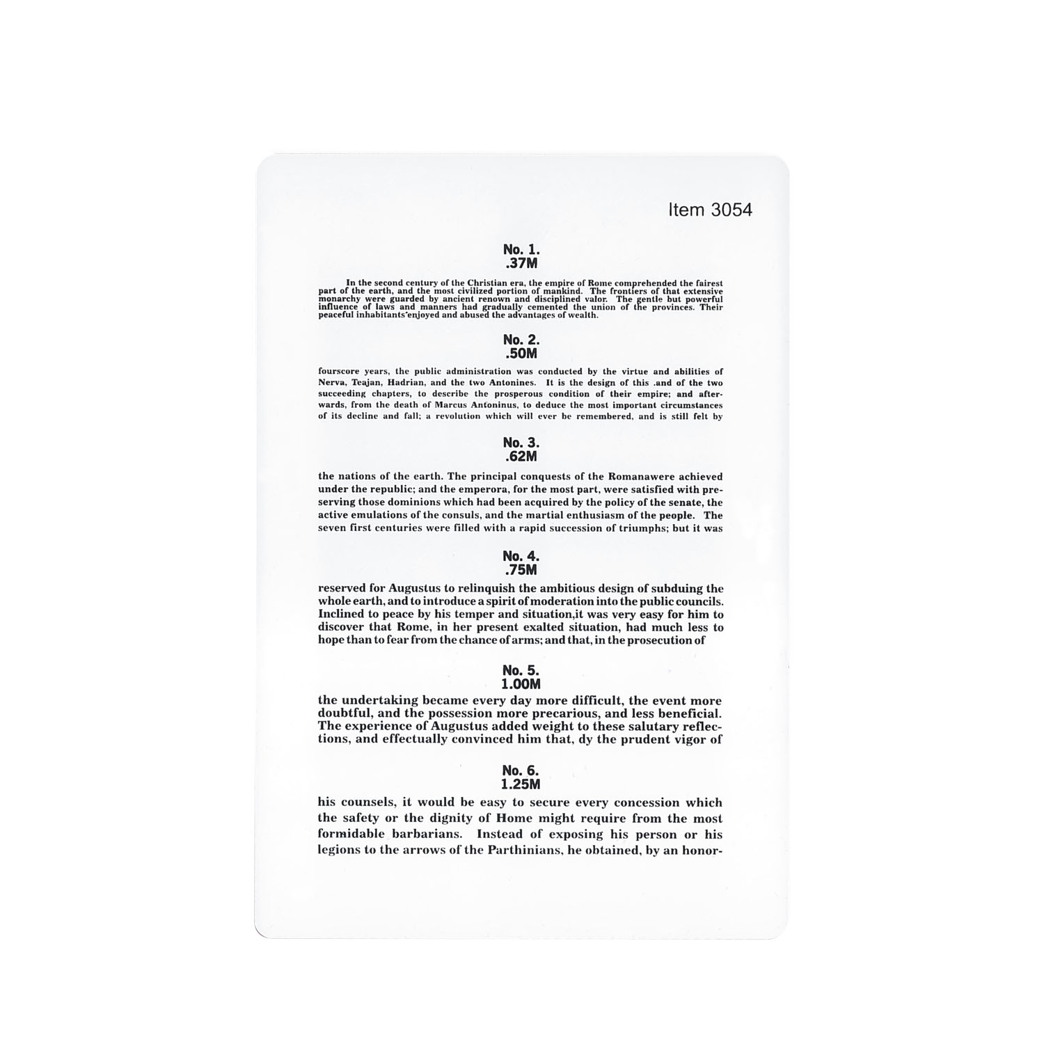 DUKAL TECH-MED EYE CHARTS : 3054 EA                                                                                                                                                                                                                            