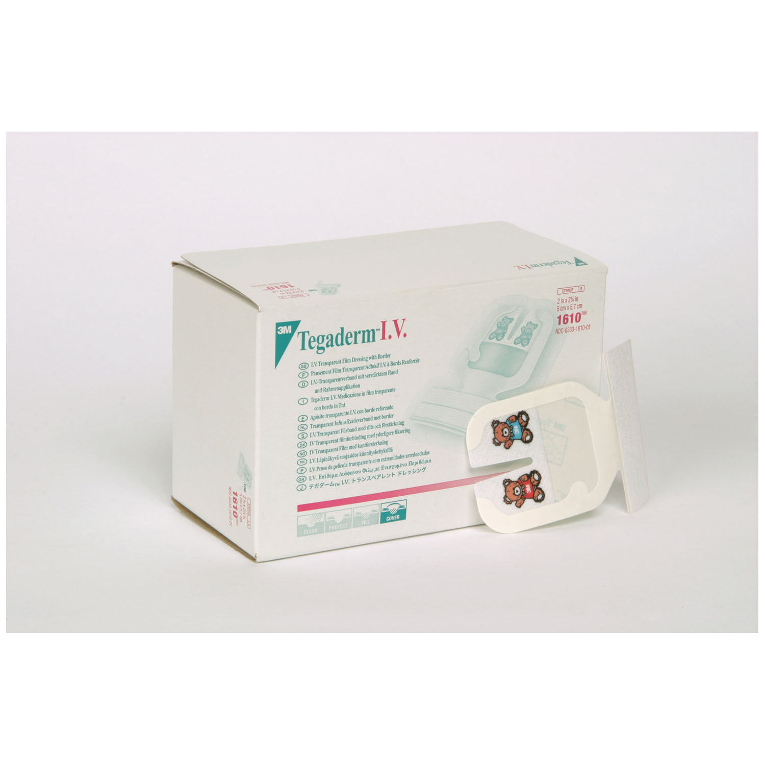 SOLVENTUM TEGADERM CHG CHLORHEXIDINE GLUCONATE IV SECUREMENT DRESSING : 1657 BX                                                                                                                                                                                