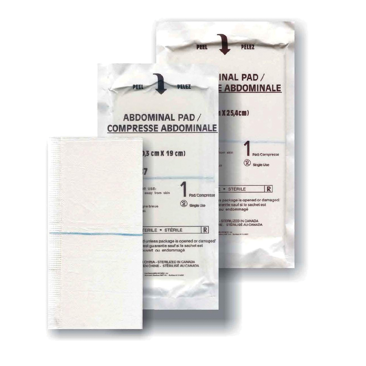 AMD MEDICOM ABDOMINAL PADS : A7159 CS                                                                                                                                                                                                                          