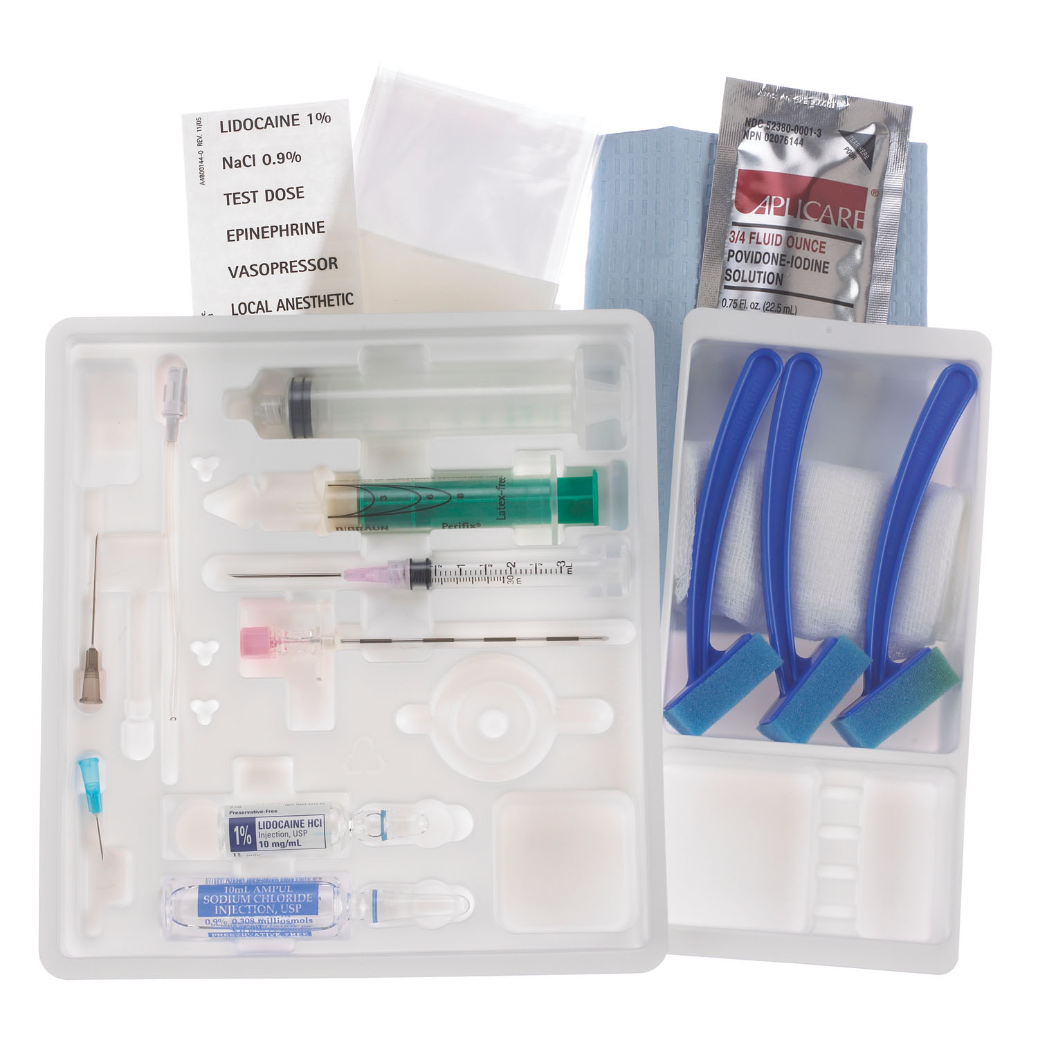 B BRAUN PERIFIX SINGLE DOSE EPIDURAL TRAYS : 332247 CS      $277.78 Stocked