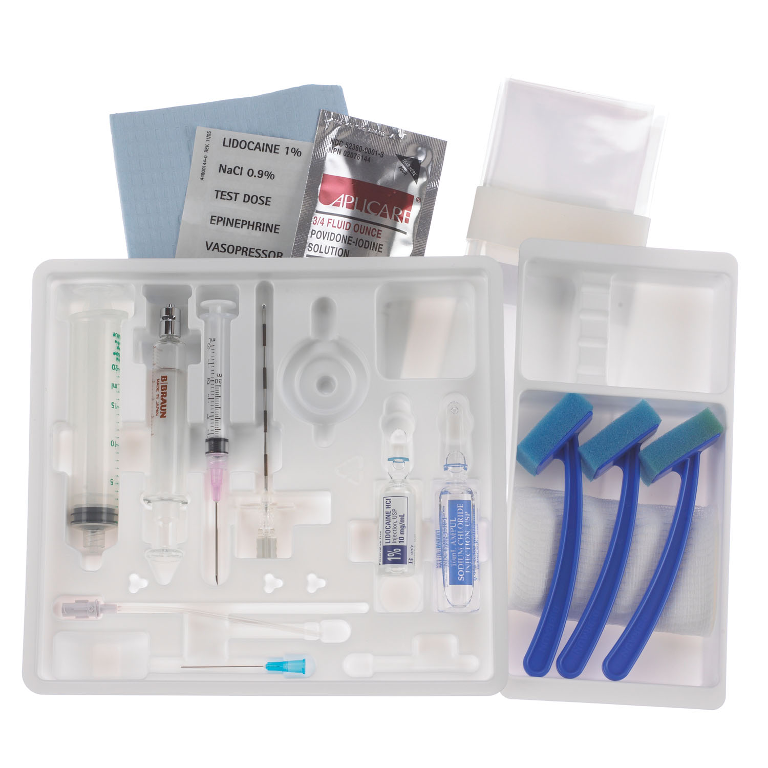B BRAUN PERIFIX SINGLE DOSE EPIDURAL TRAYS : 332248 CS                           $300.70 Stocked