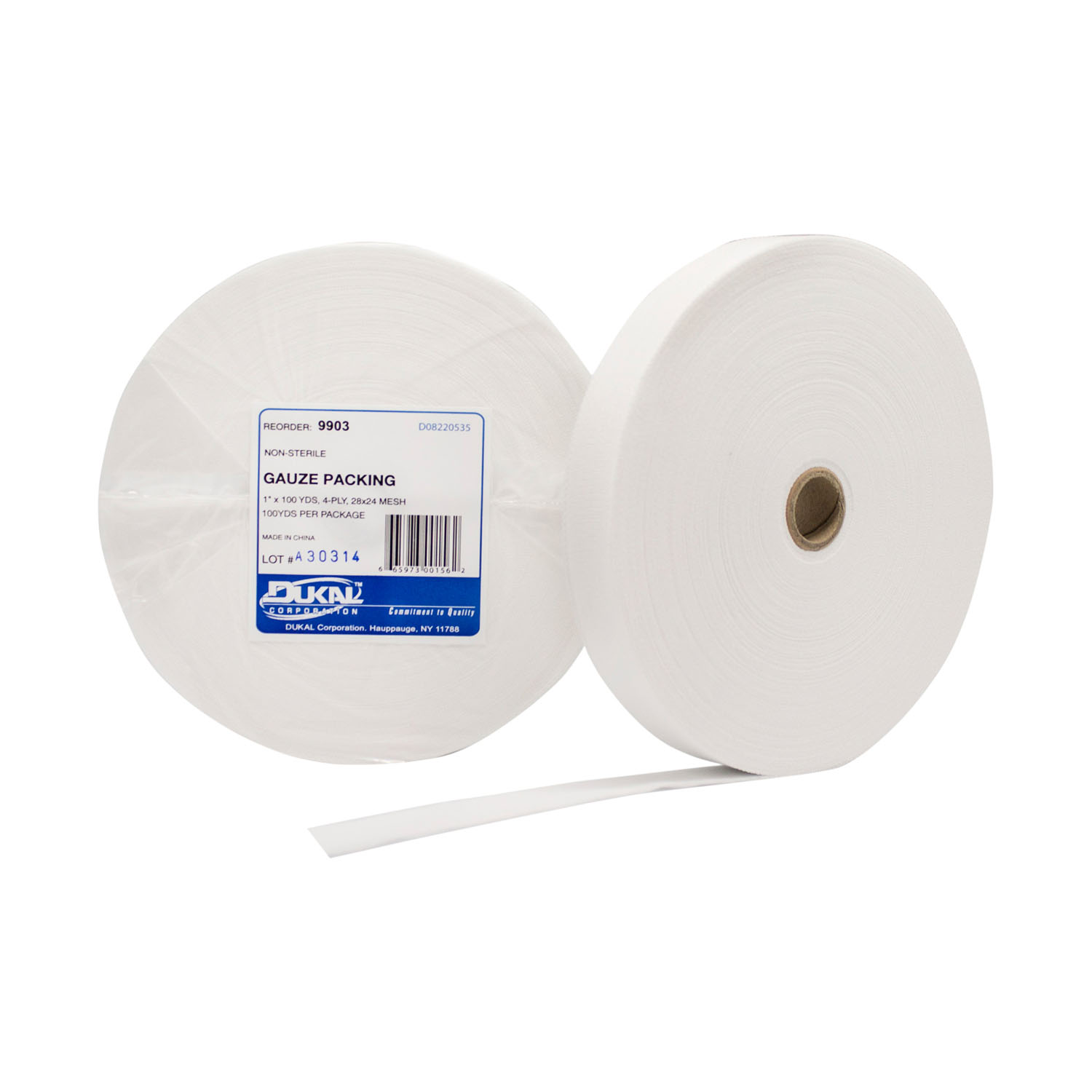 DUKAL SURGICAL GAUZE & PACKING : 9903 CS             $95.48 Stocked