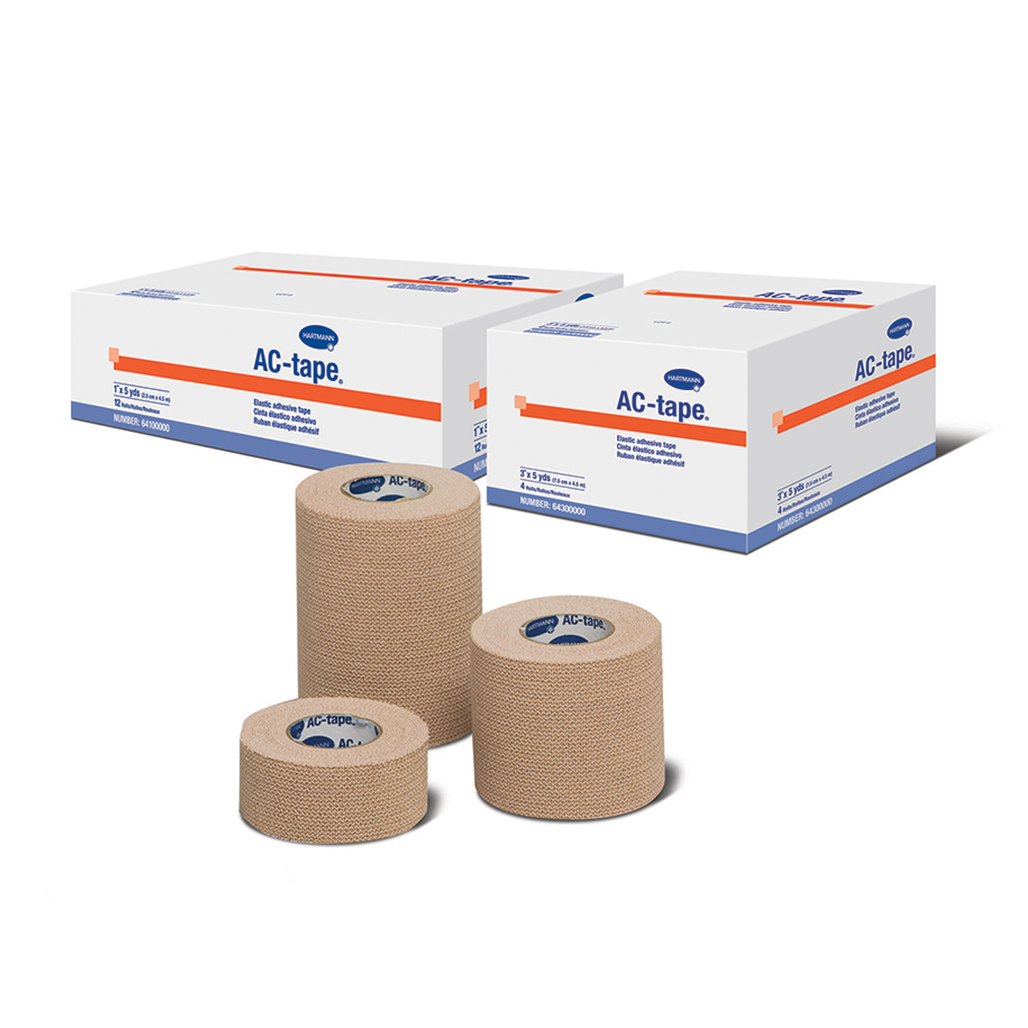 HARTMANN USA AC-TAPE LF ELASTIC ADHESIVE BANDAGES : 64200000 CS                                 $317.10 Stocked