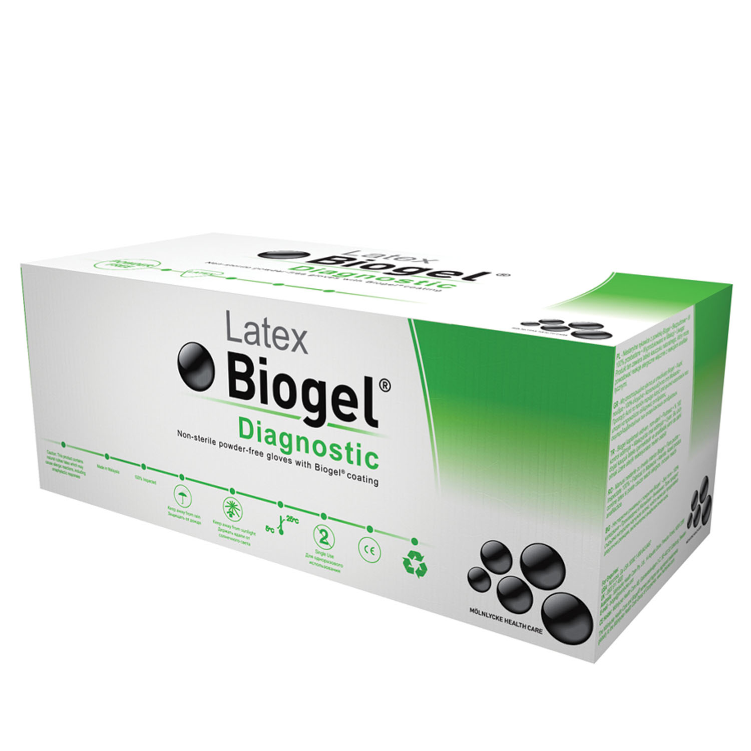 MOLNLYCKE BIOGEL DIAGNOSTIC GLOVES : 30375 CS                                $253.26 Stocked