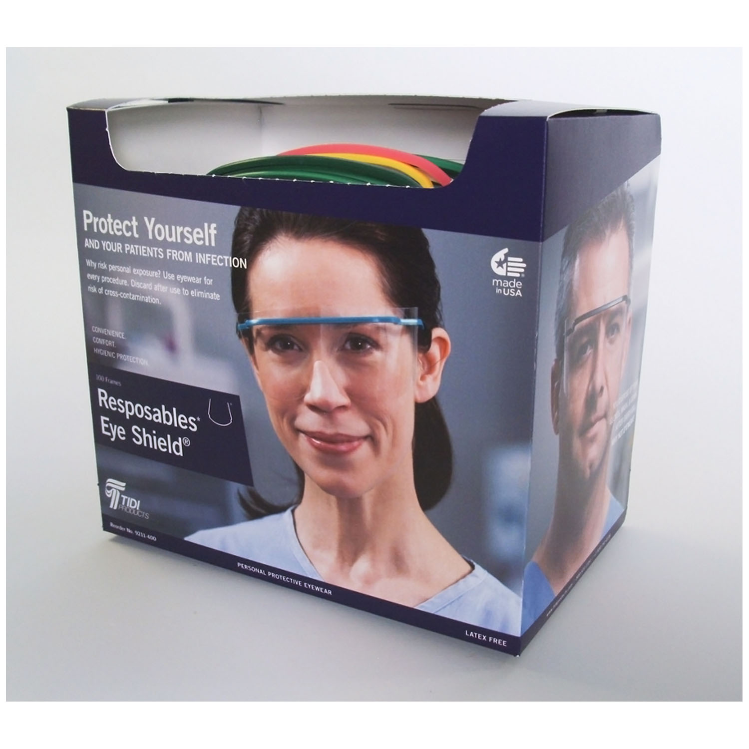 TIDISHIELD ASSEMBLE 'N GO EYESHIELD ASSORTED FRAMES : 9211-100 CS                               $71.18 Stocked