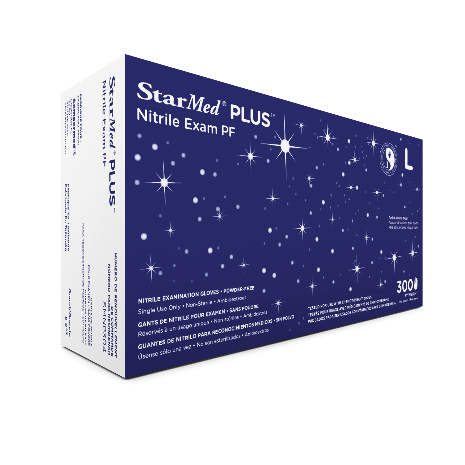 HARPS USA SEMPERMED VELVET NITRILE EXAM GLOVE : SMNP302 CS                                                                                                                                    $255.74 Stocked