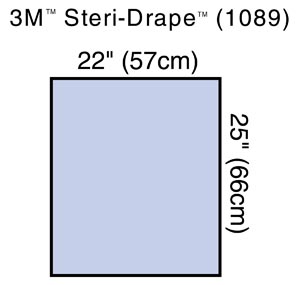 3M STERI-DRAPE HALF/LARGE & UTILITY SHEETS : 1089 CS             $262.64 Stocked