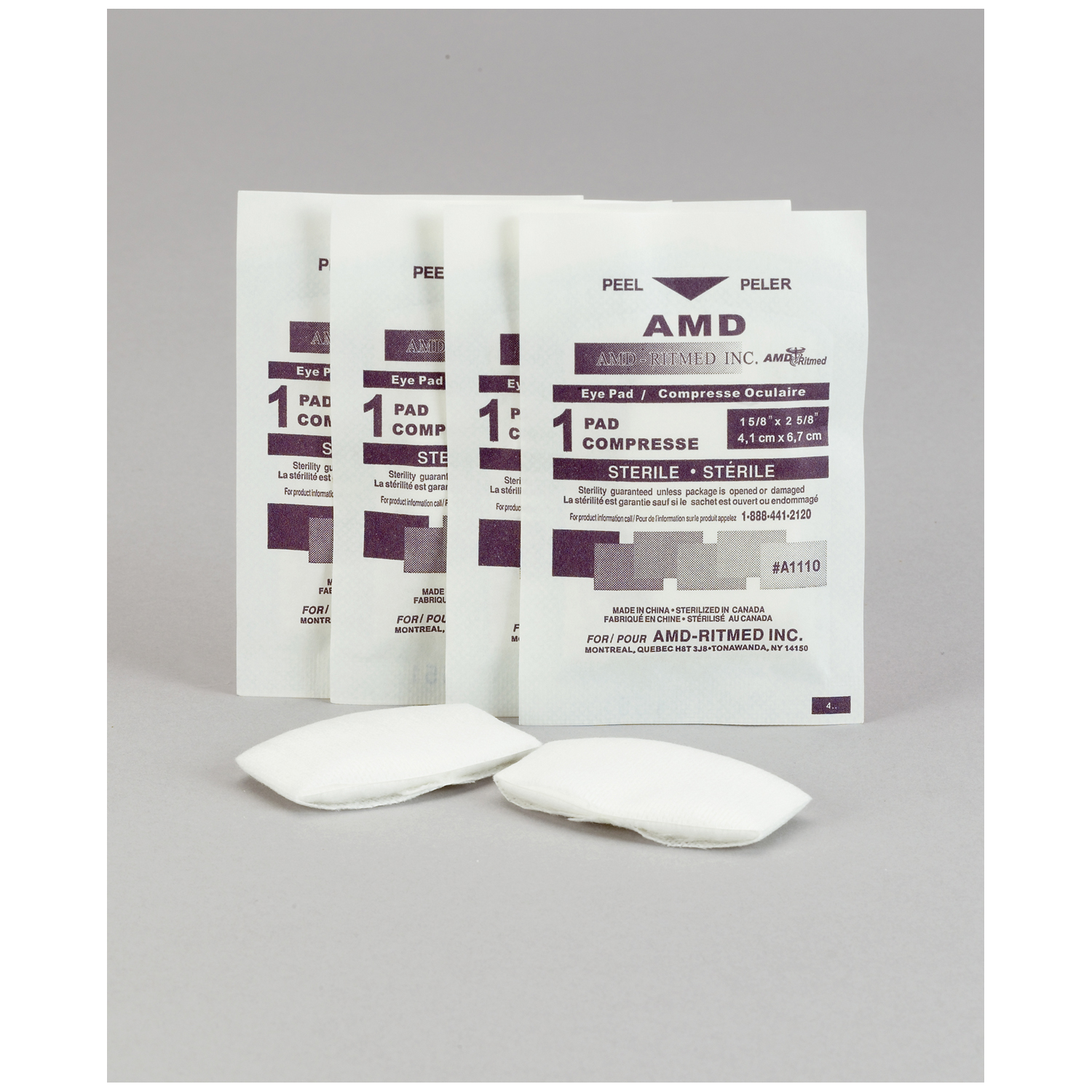 AMD MEDICOM OVAL EYE PADS : A1110 PK $6.65 Stocked