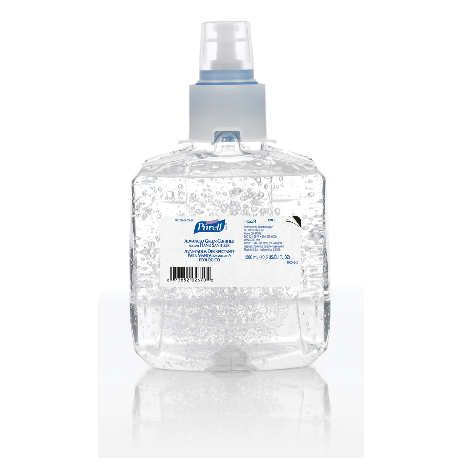 GOJO PURELL LTX-12 ADVANCED GREEN CERTIFIED INSTANT HAND SANITIZER : 1903-02 CS $49.41 Stocked