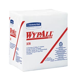 KIMBERLY-CLARK WYPALL X70 WORKHORSE MANUFACTURED RAGS : 41200 CS                                                                                                                                                                                               