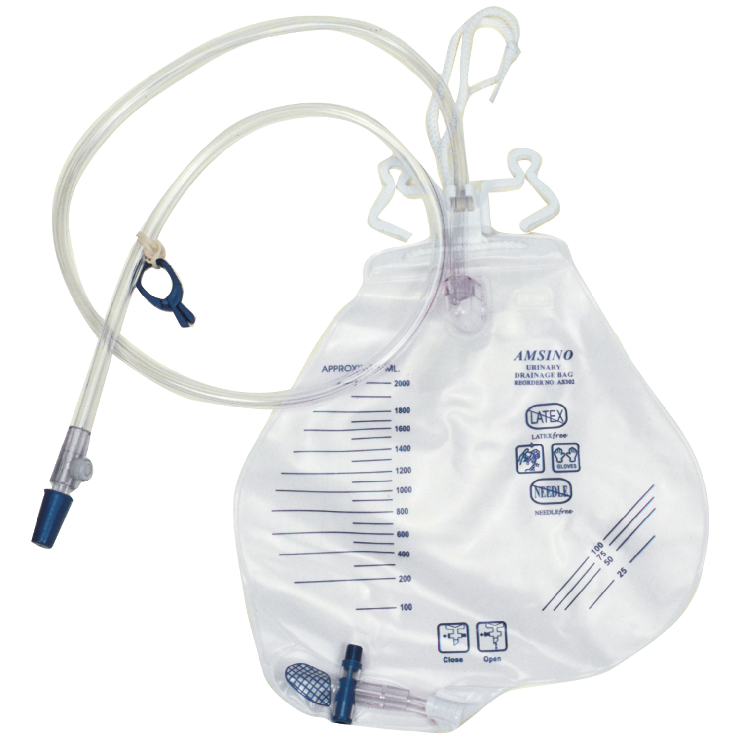 AMSINO AMSURE URINARY DRAINAGE BAGS : AS322 EA $2.86 Stocked