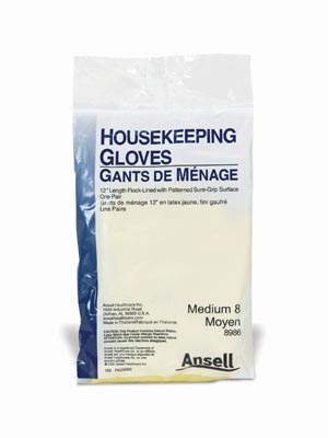 ANSELL HOUSEKEEPING GLOVES : 8986 BX $15.14 Stocked