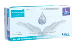 ANSELL MICRO-TOUCH® STYLE 42® NEXTSTEP POWDER-FREE LATEX EXAM GLOVES : 3204 BX