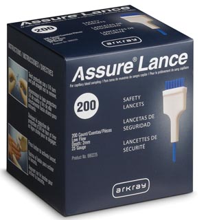ARKRAY ASSURE® LANCE LOW FLOW LANCETS : 980225 BX