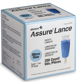 ARKRAY ASSURE® LANCE SAFETY LANCETS : 980228 BX
