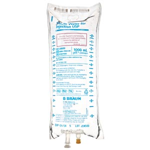 B BRAUN STERILE WATER INJECTIONS : L8500 CS         $58.13 Stocked